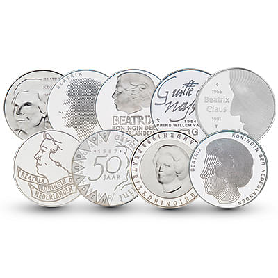 Grafiek inflatie Rust uit MNT-0190 Prestigeset Zilveren 50 Gulden munten | Munt-Online.nl